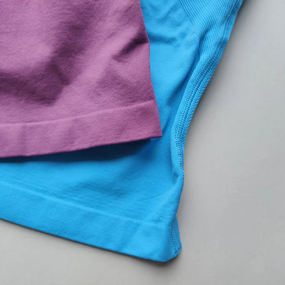 Longline Strappy Gym Top Backless Gym Clothes Women Scrunch Built-in Bra With Removable Cups Yoga Tank Tops