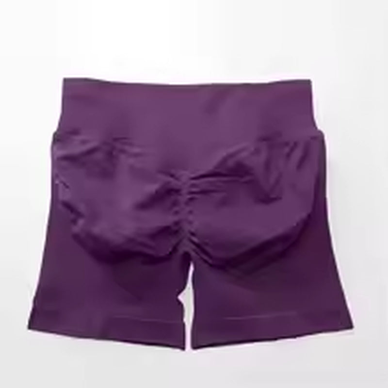 Shorts Women Fitness Sports Biker 4.5" Low Ribbed Band Gym Shorts Workout Scrunch Butt Yoga Seamless Leggings